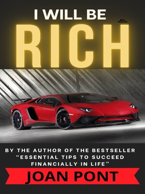 cover image of I WILL BE RICH